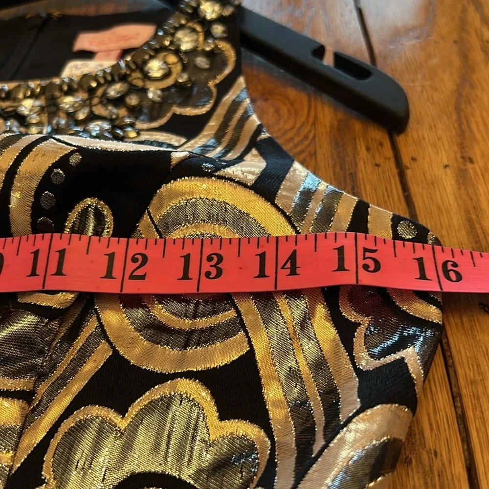 #1 Vintage Lilly Pulitzer metallic top - Picture 13 of 17